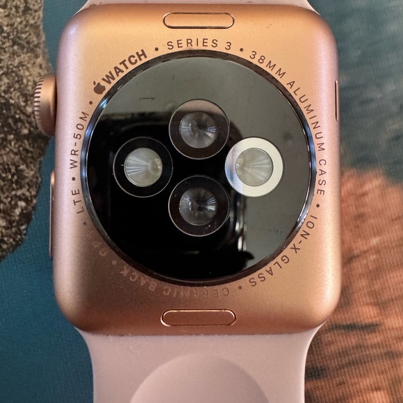 Apple series 3 Smartwatch with Pink Band - Picture 4 of 8